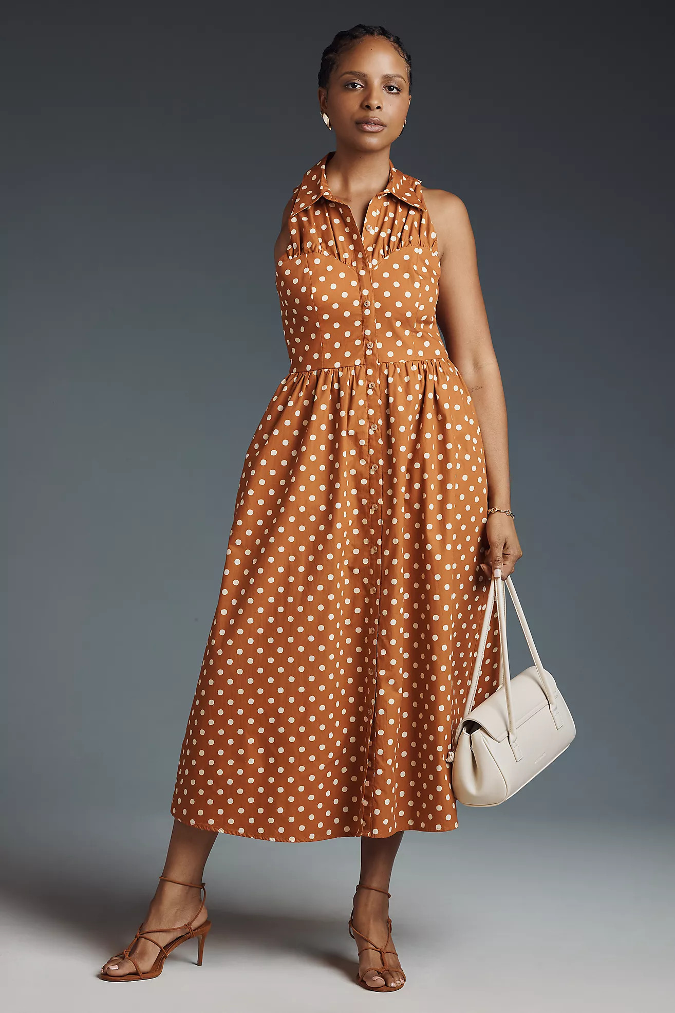 Hutch Vivian Sleeveless Midi Shirtdress | Anthropologie (US)