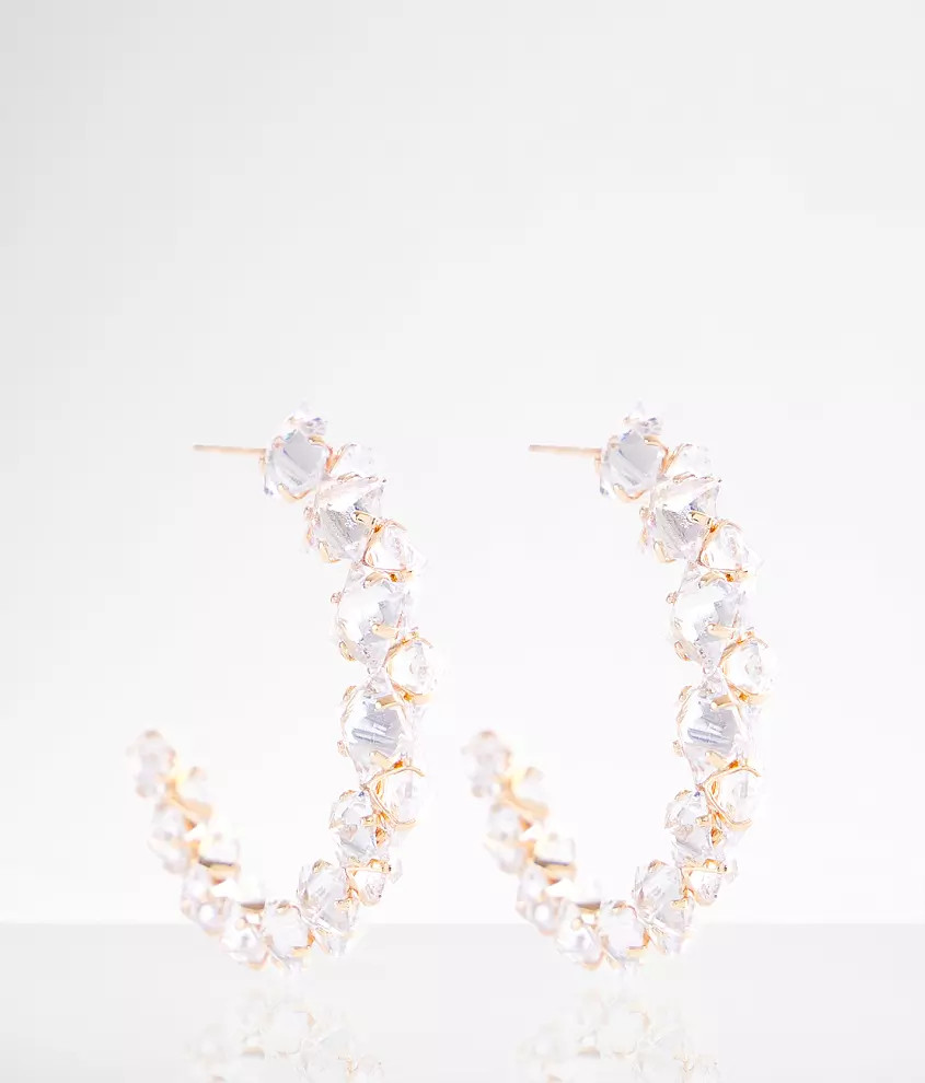 Glitz Hoop Earring | Buckle