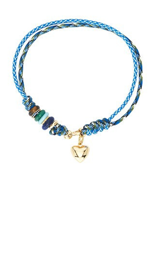 Roxanne Assoulin Mixed Cord Supersize Cord Necklace in Blue. | Revolve Clothing (Global)
