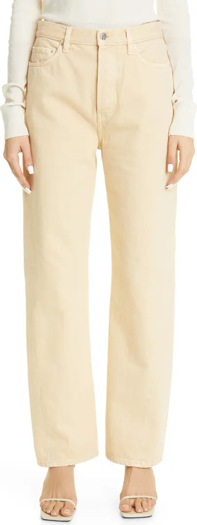 Twisted Seam Straight Leg Jeans | Nordstrom