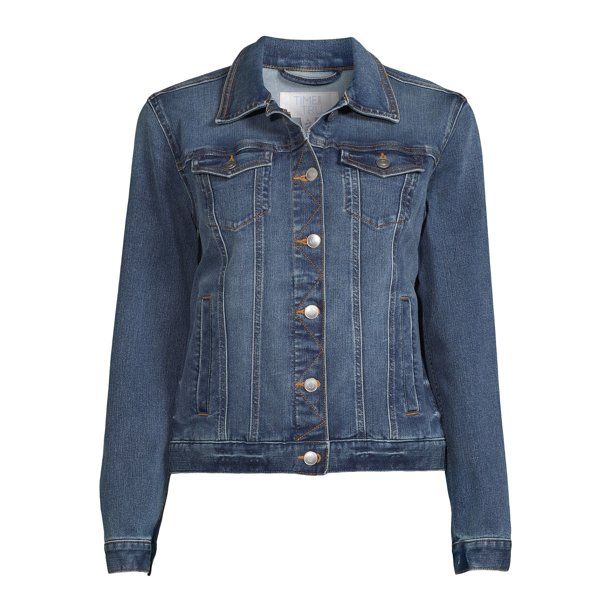 Time and Tru Women's Denim Jacket - Walmart.com | Walmart (US)