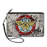 Buckle-Down womens Buckle-down Zip Wonder Woman Small Wallet, Multicolor, 6.5 x 3.5 US | Amazon (US)