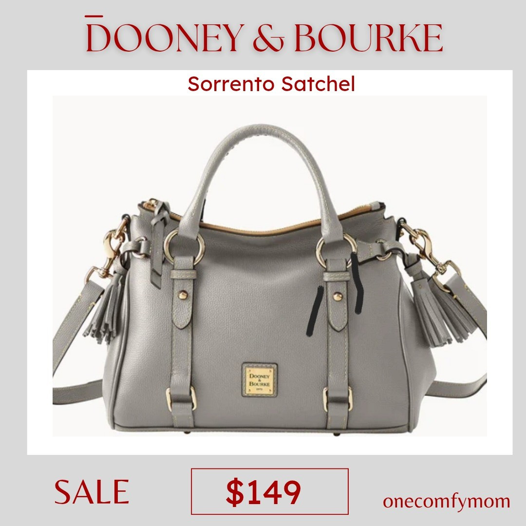 Dooney & Bourke Sorrento Satchel / On sale for $149

#LTKSaleAlert #LTKItBag