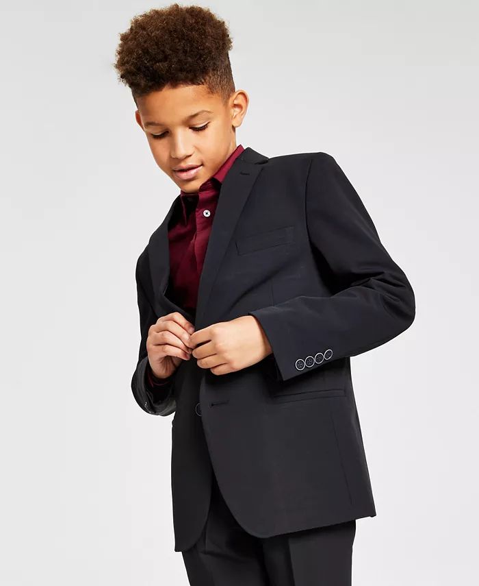 Calvin Klein Big Boys Slim-Fit Stretch Performance Suit Jacket - Macy's | Macy's