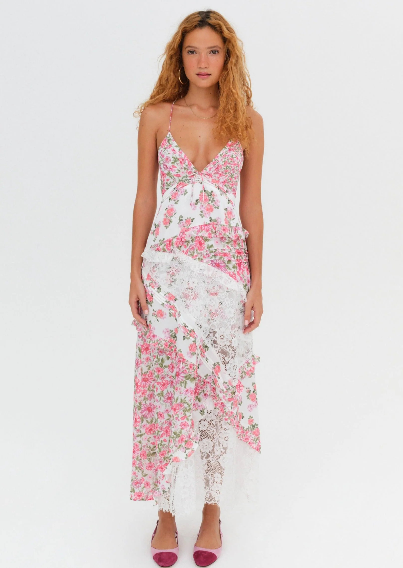Rosalyn Maxi Dress — Pink | For Love & Lemons