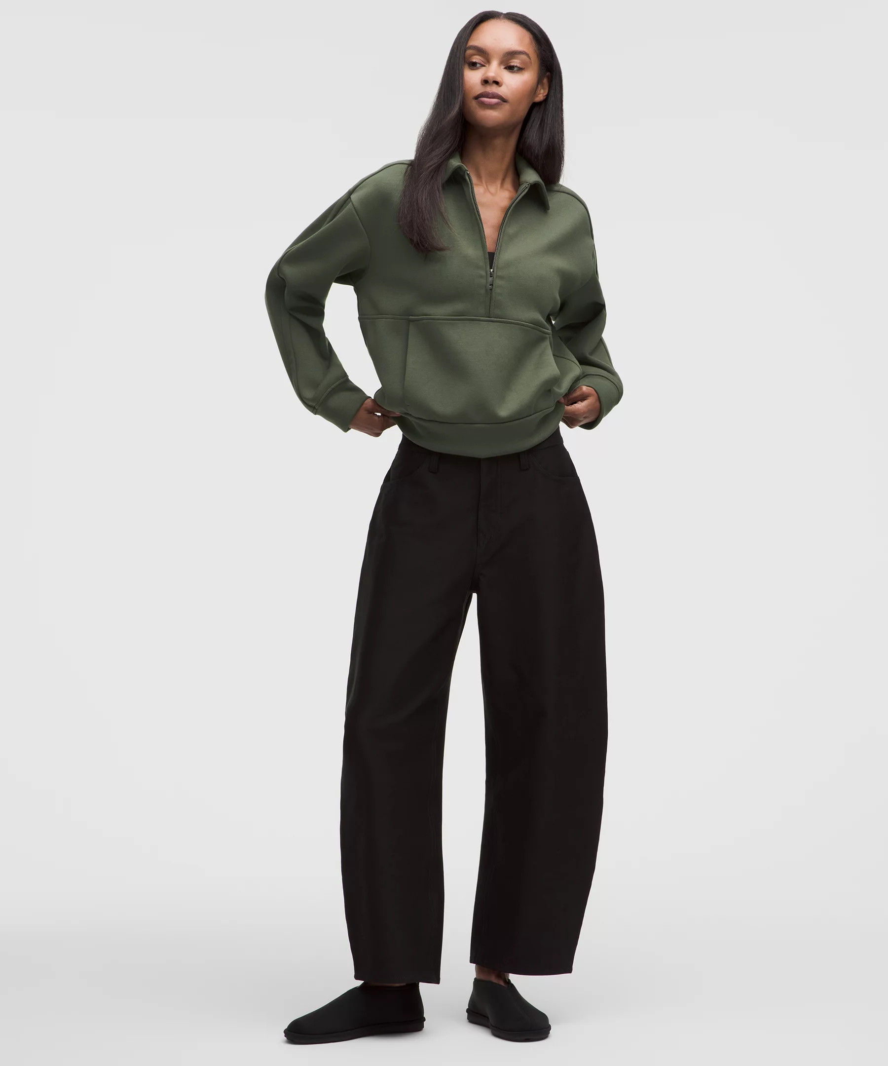 Smooth Spacer Relaxed Collared Half Zip | Lululemon (US)