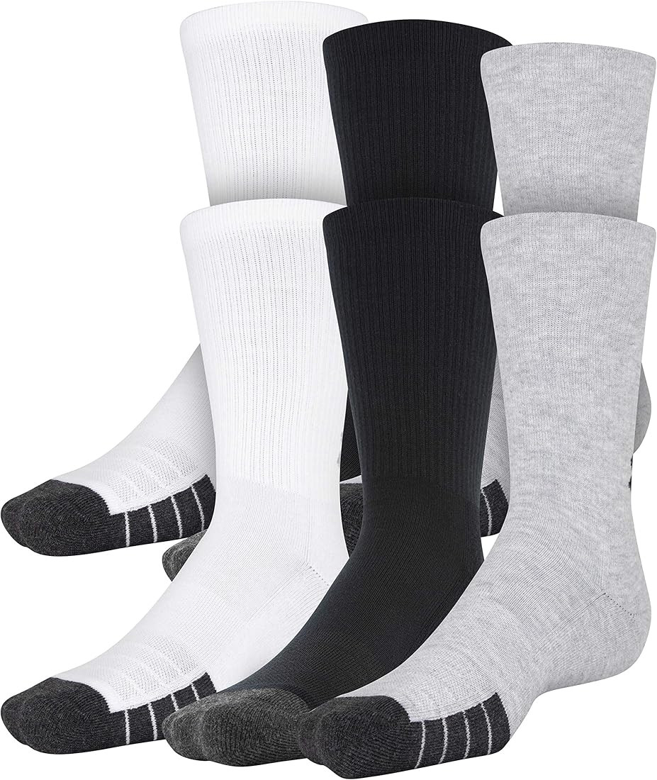 Under Armour Adult Performance Tech Crew Socks, Multipairs | Amazon (US)