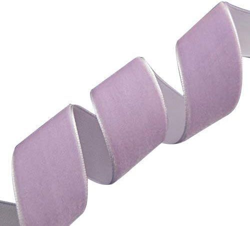 Chenkou Craft 5Yards Purple1 1/2" (40mm) Velvet Ribbon Bulk (Purple, 1 1/2"(40mm)) | Amazon (US)