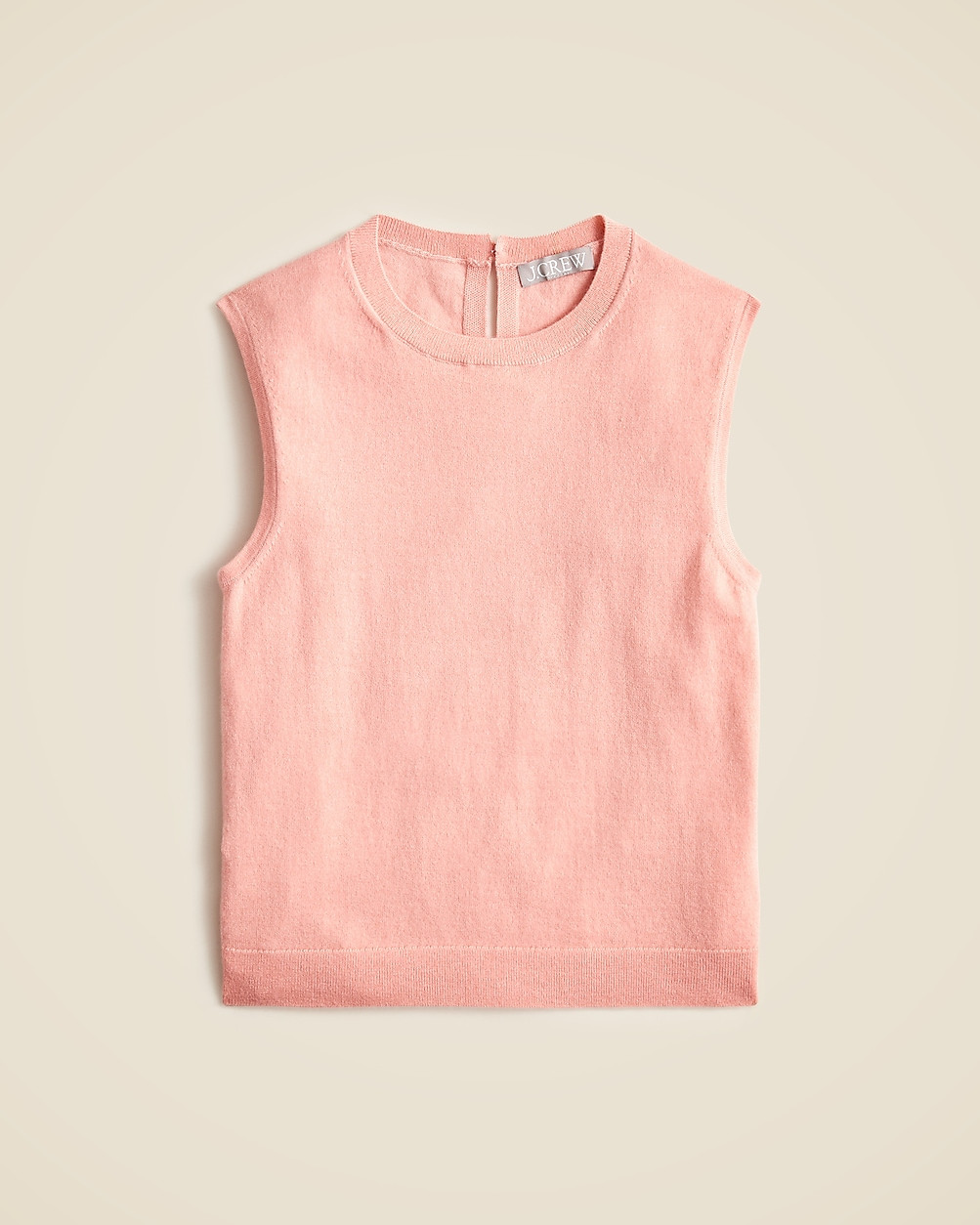 Featherweight cashmere-blend cropped sweater shell | J. Crew US