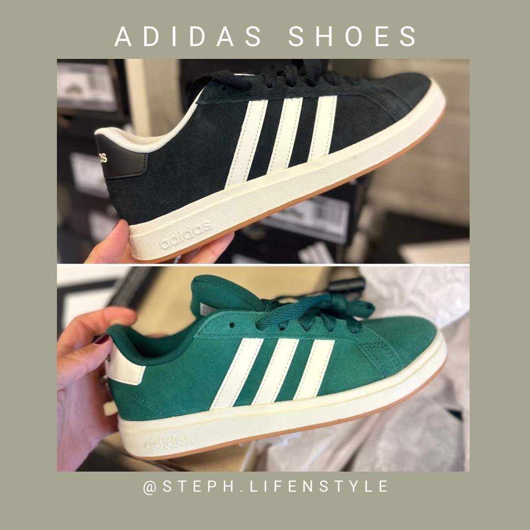 Did I just order these in black!??? YES! I did! 🤣🖤🤩
Am I about to order these green ones too!??? Ummmm maybe!! 
I freaking love them!!!! It’s been way too long since I’ve worn some old school adidas shoes!! 😆
#adidas #dsw #shoes #adidasshoes #oldschool #lovethem #socute #sneakers #like #comment #save #share #follow 

#LTKFindsUnder100 #LTKKids #LTKShoeCrush