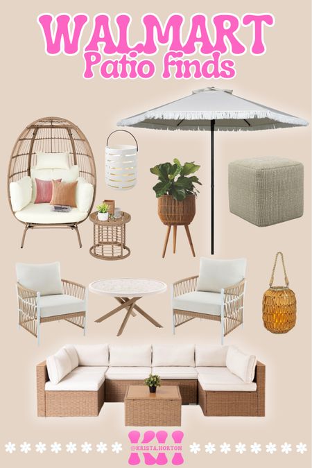 Outdoor patio furniture finds from Walmart!! So many good deals right now!!

Patio furniture, outdoor furniture, porch decor, outdoor dining, cute patio decor, patio lounge, planters , pouff, outdoor umbrellaa