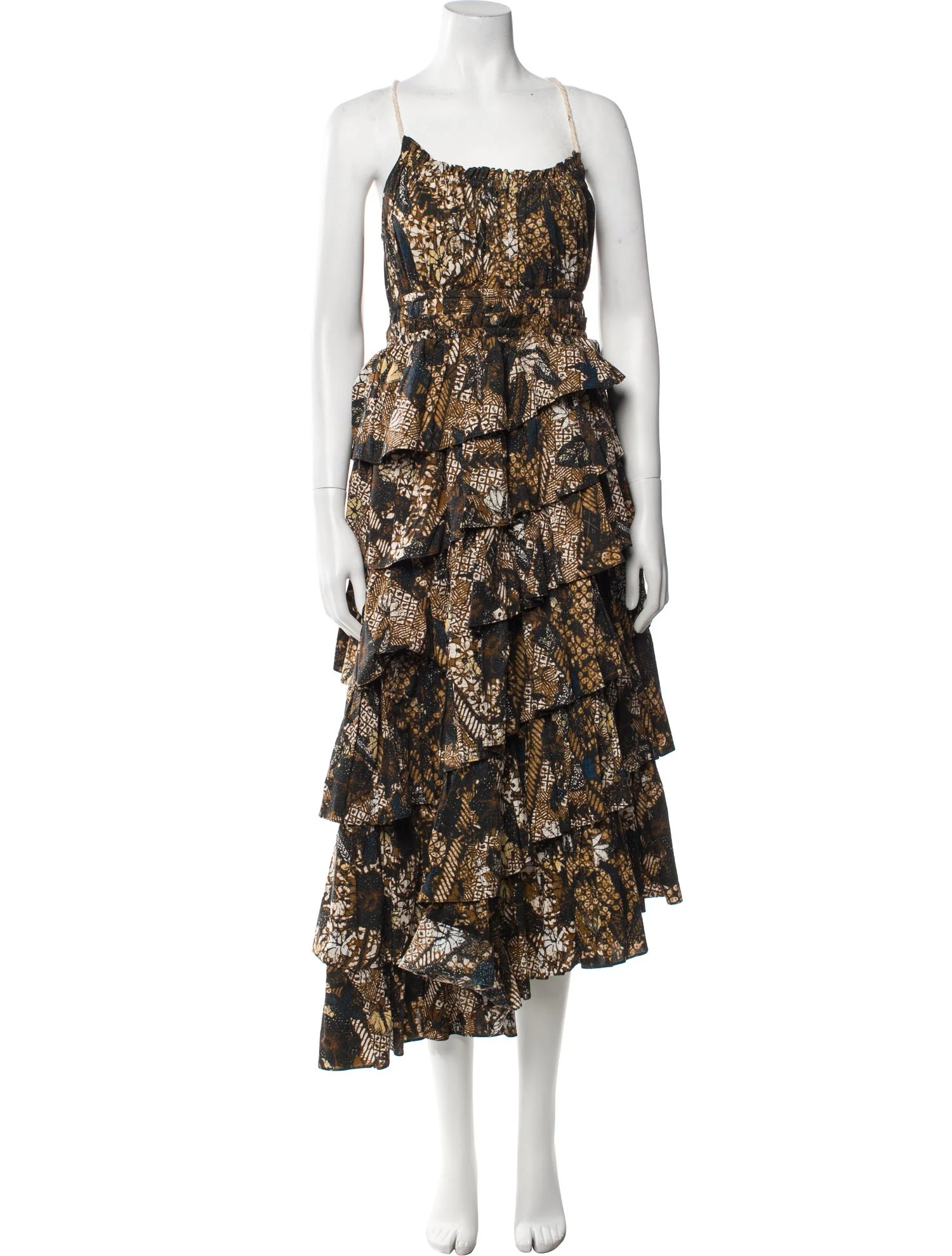 Printed Midi Length Dress | The RealReal