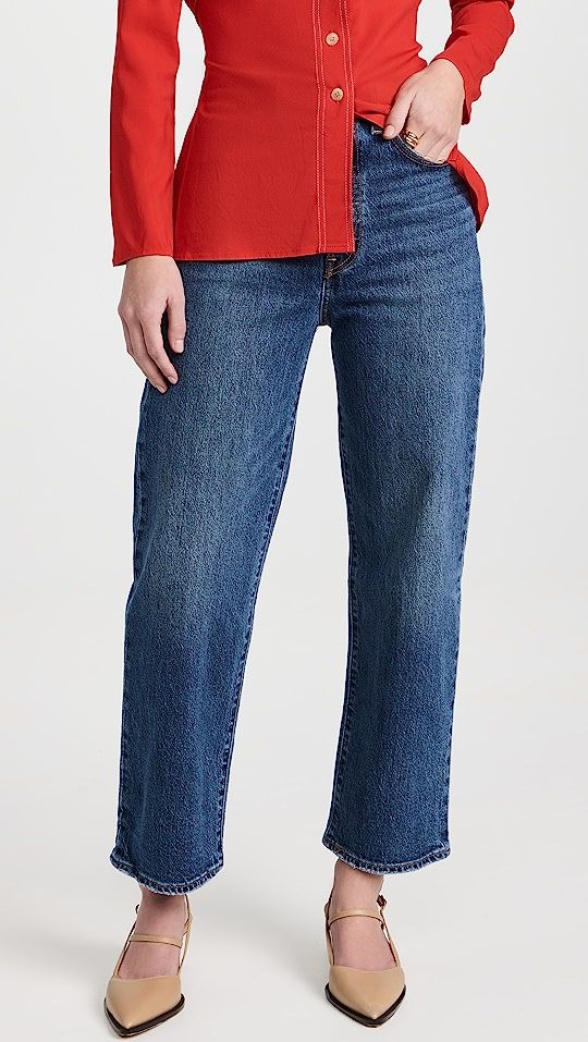 Ribcage Straight Ankle Jeans | Shopbop