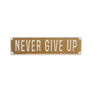 Never Give Up Metal Wall Sign by Ashland® | Michaels Stores