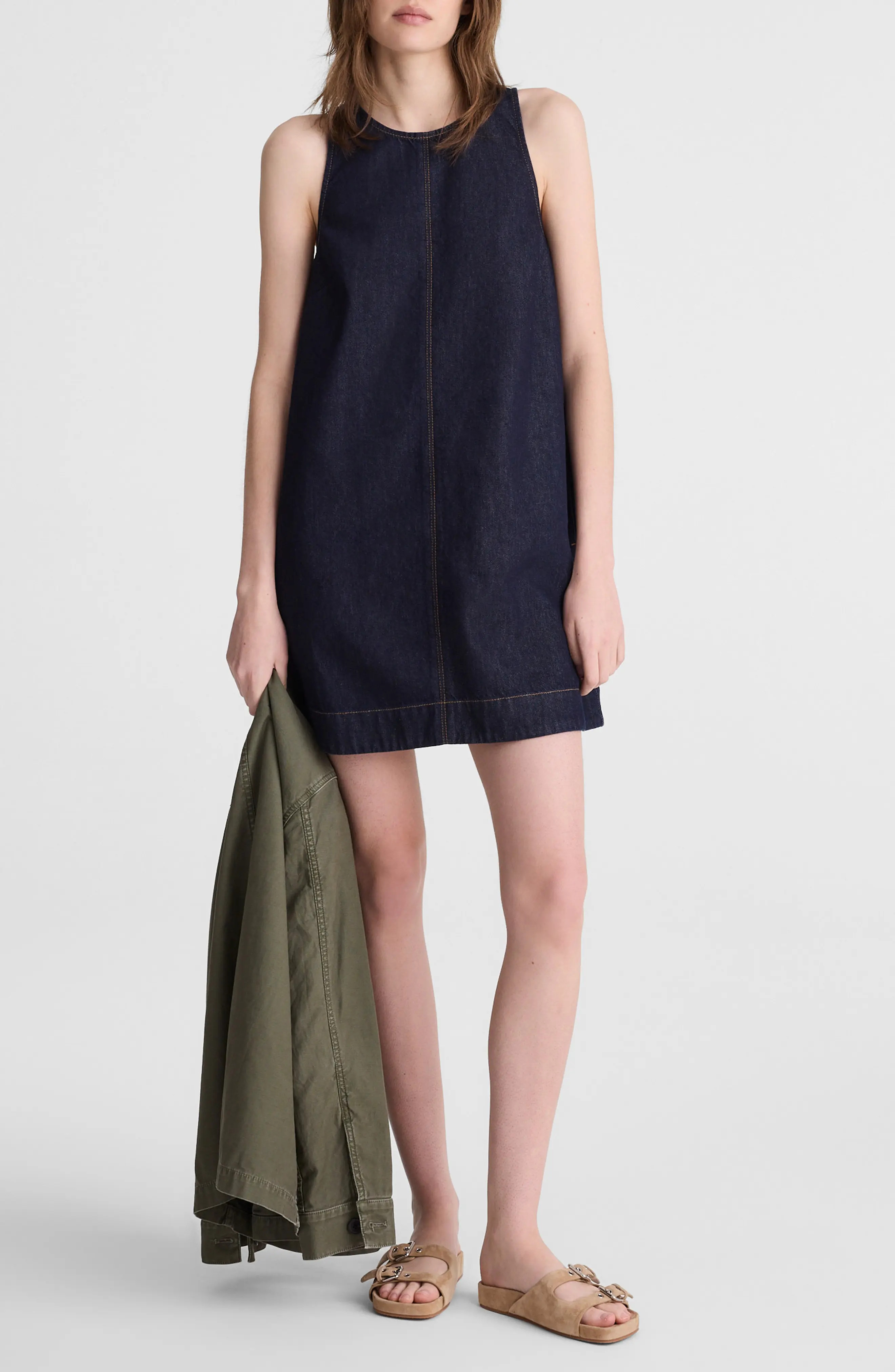 Denim Shift Minidress (Women) | Nordstrom | Nordstrom