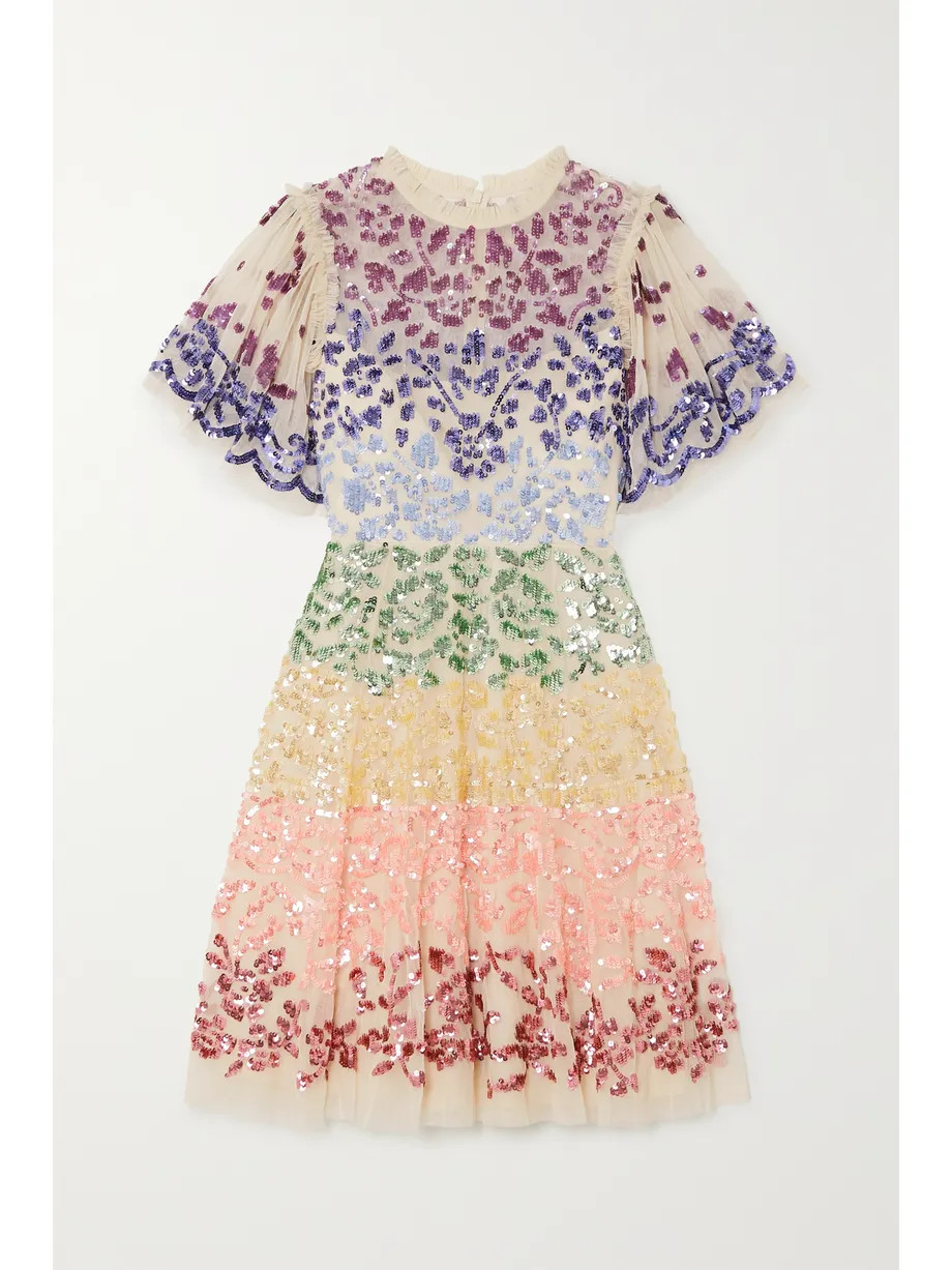 + Jasmine Hemsley Chakra sequin-embellished tulle mini dress | NET-A-PORTER (UK & EU)