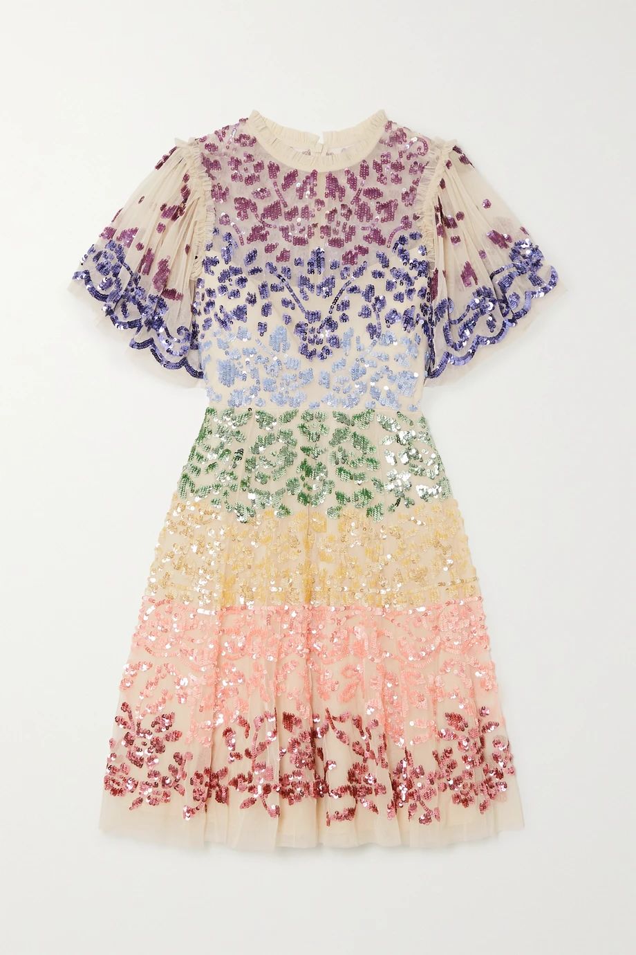 + Jasmine Hemsley Chakra sequin-embellished tulle mini dress | NET-A-PORTER (UK & EU)