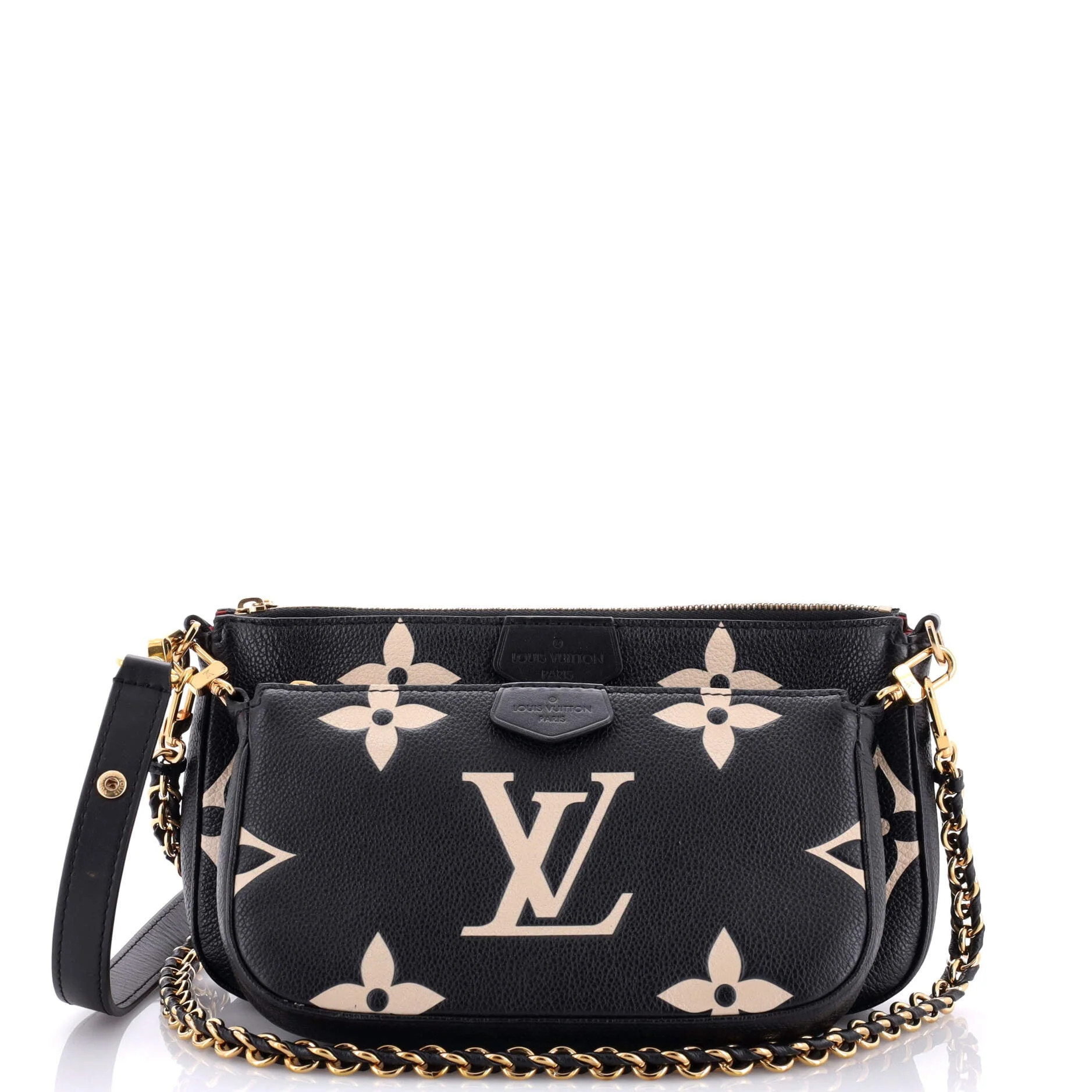 Multi Pochette Accessoires Bicolor Monogram Empreinte Giant | Shop Simon