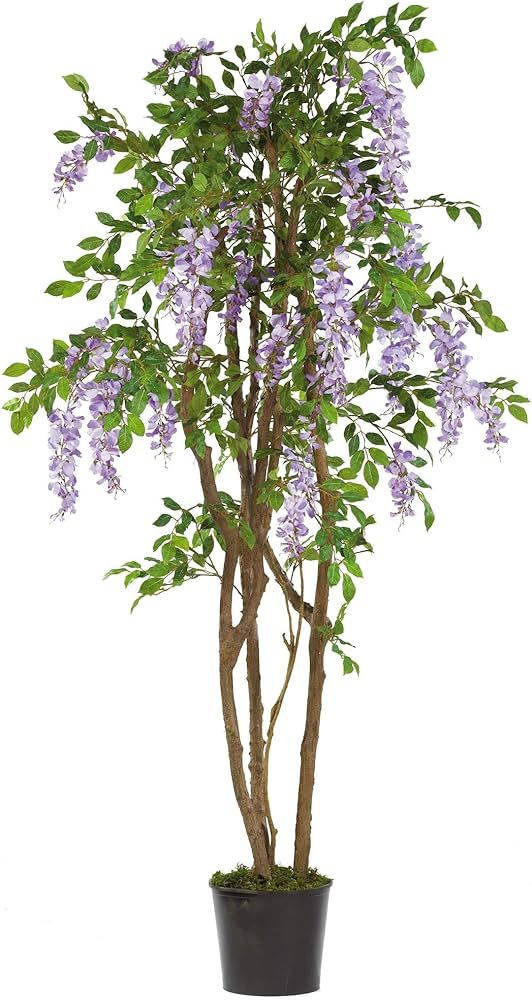 Nearly Natural 5ft. Wisteria Silk Tree | Amazon (US)