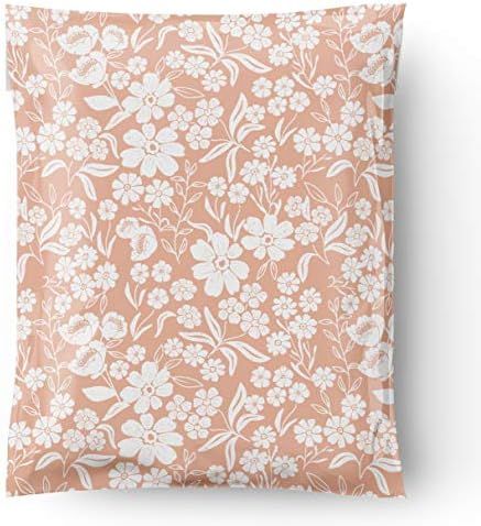Mini Scout Floral Poly Mailer Bags - (10” x 13”) Cute Mailers - Durable Eco Friendly Polymail... | Amazon (US)