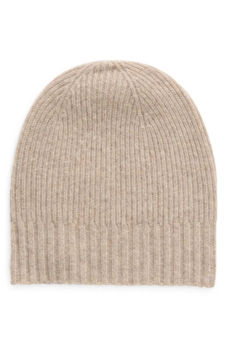 Nordstrom Rib Cashmere Beanie | Nordstrom | Nordstrom