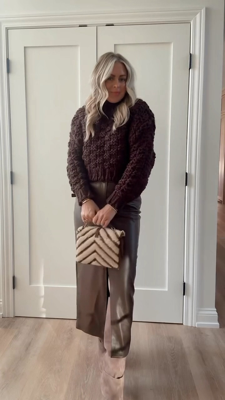 This date night look! My sweater is 20% off today using code: HAPPY20. So good! Works site-wide on full priced items. 


I’m in smalls.


Brown. Faux leather. Suede boots. Suede bag. Skirt. 

#LTKStyleTip #LTKFindsUnder100 #LTKFindsUnder50