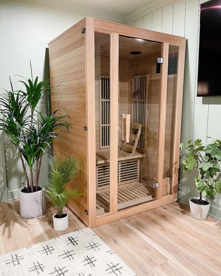 This sauna has been a huge hit in my stories! Plugs into a regular outlet, infrared (no water needed), has Bluetooth and color changing lights 🤩

#LTKFind #LTKhome #LTKbeauty