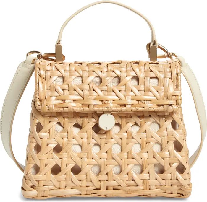 Sybil Rattan Crossbody Satchel | Nordstrom