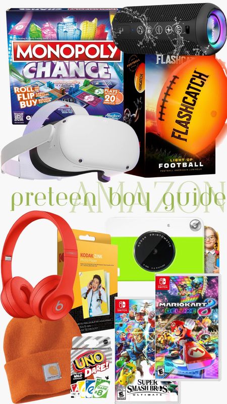 Preteen Boys Gift Guide for the Holidays | Games and More on Amazon 

#LTKGiftGuide #LTKHolidaySale #LTKkids