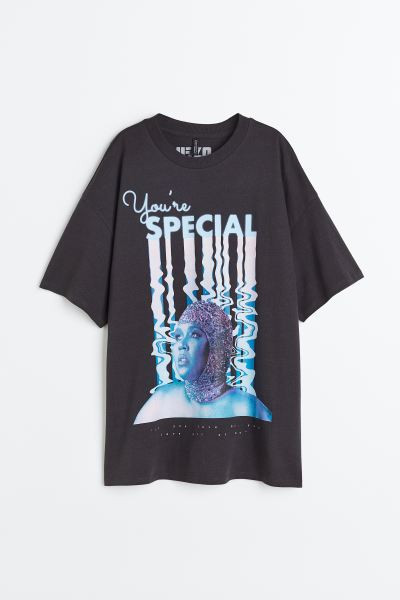 Oversized printed T-shirt | H&M (UK, MY, IN, SG, PH, TW, HK)