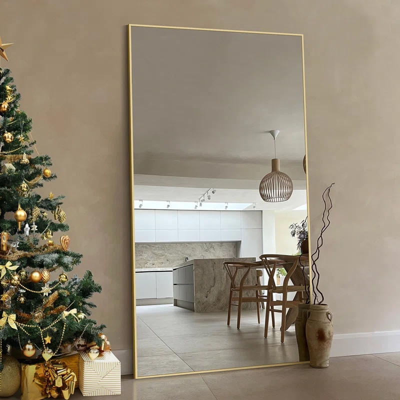 Mirta Rectangle Metal Full Length Mirror | Wayfair North America