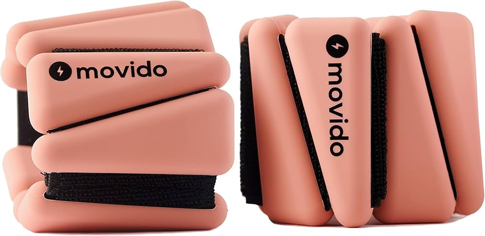 Movido Wrist and Ankle Weights | 1 lb each (2 per set) | Adjustable Workout Weights for Women and... | Amazon (US)