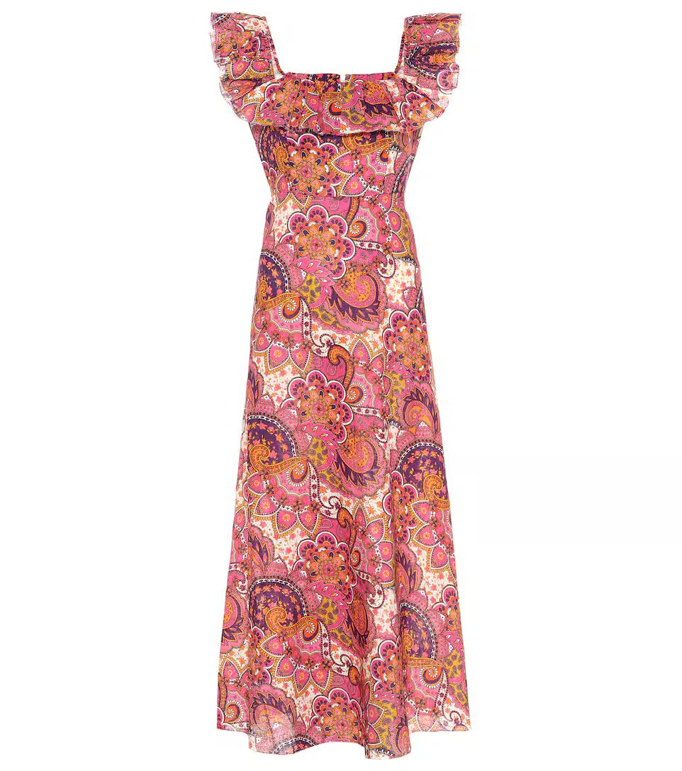 Carnaby floral linen dress | Mytheresa (US/CA)