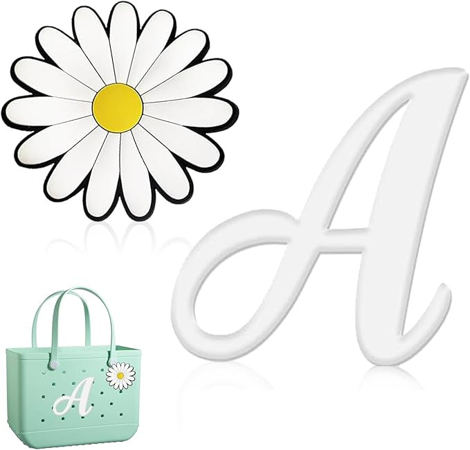 Hroatpk 2pcs Charms for Bogg Bag, Letter Charms Decorative Alphabet Lettering Accessories Insert ... | Amazon (US)