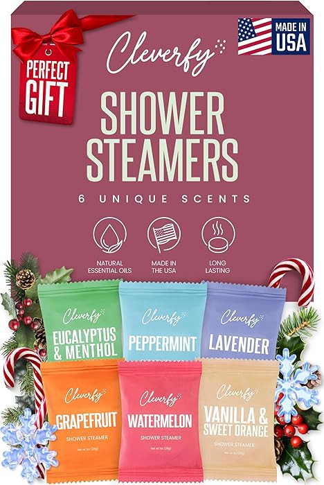 Cleverfy Shower Steamers Aromatherapy – Stocking Stuffers for Teen Girls, Women and Wife – Ch... | Amazon (US)