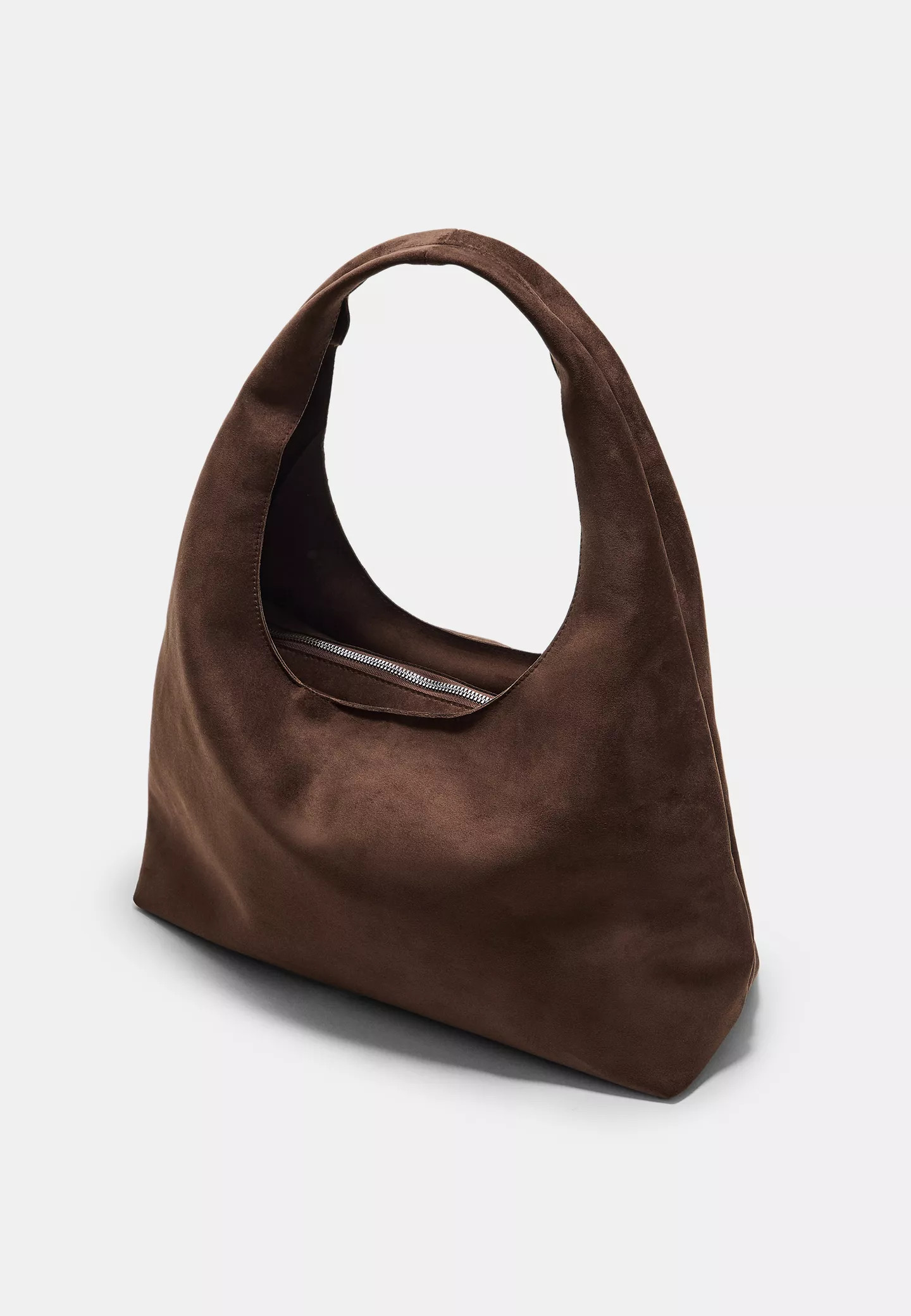 Schultertasche aus Wildlederimitat | Stradivarius DE