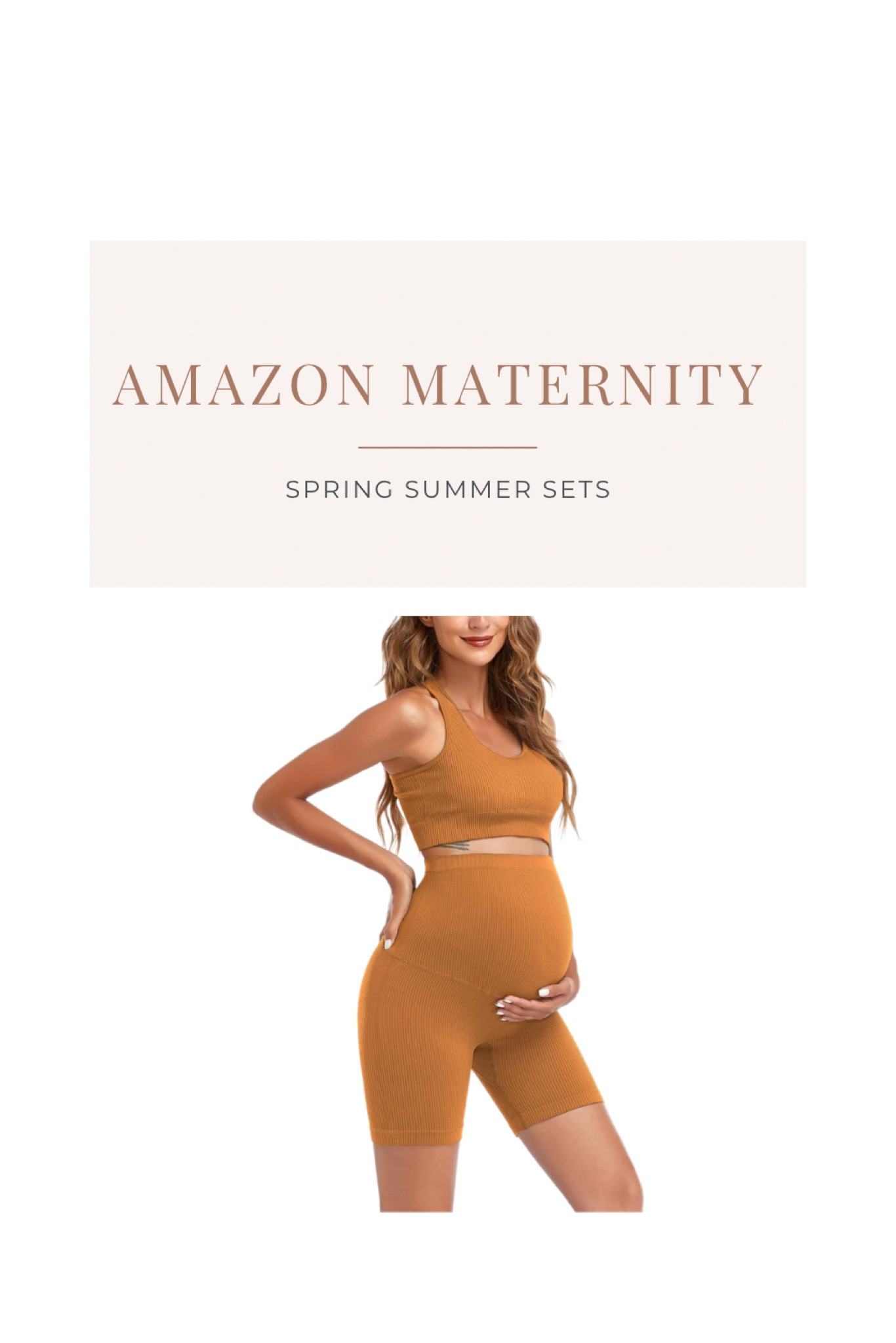 Spring/summer maternity sets. Pregnancy outfits, pregnancy workout outfits

#LTKbump