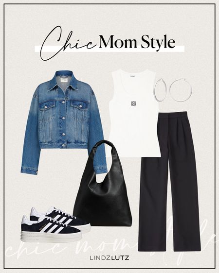 Chic mom style inspo 🖤

#LTKstyletip