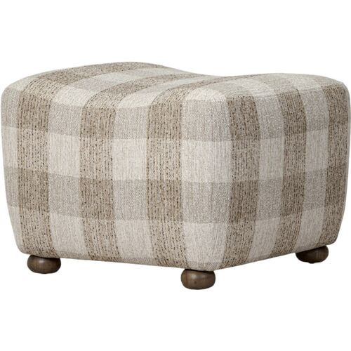 Kylo Ottoman - Dresden Pebble - Amber Lewis x Four Hands - Gray | Footstool, Footrest, Low Seat - Ideal Storage, Decor, Furnitur | One Kings Lane