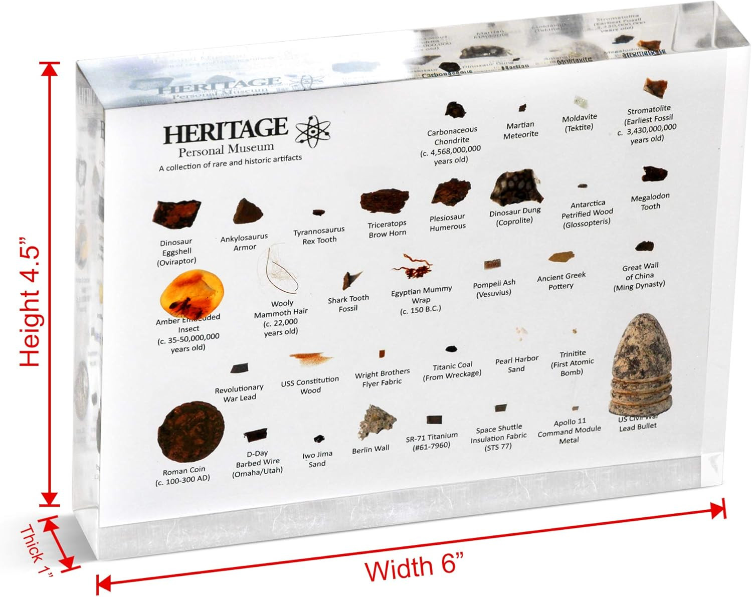 Heritage Personal Museum, A Mini Natural History History Museum, 33 Artifacts | Amazon (US)