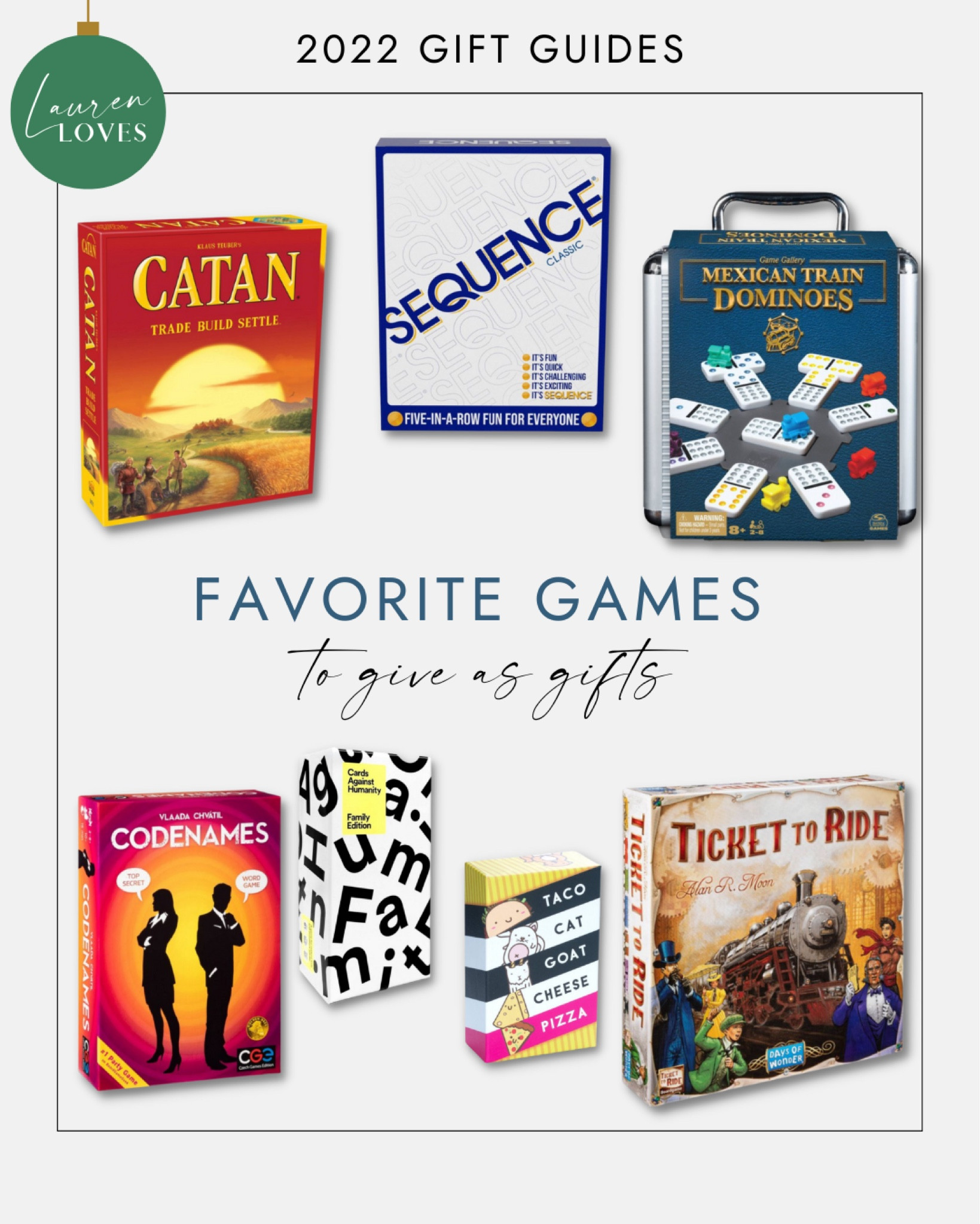 Holiday Gift Guide: Favorite Games

#LTKGiftGuide #LTKSeasonal #LTKHoliday