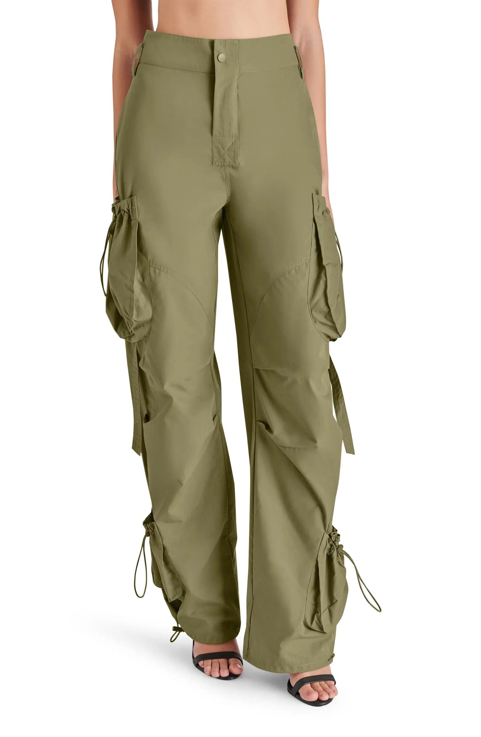 Steve Madden Kylo High Waist Cargo Parachute Pants | Nordstrom | Nordstrom