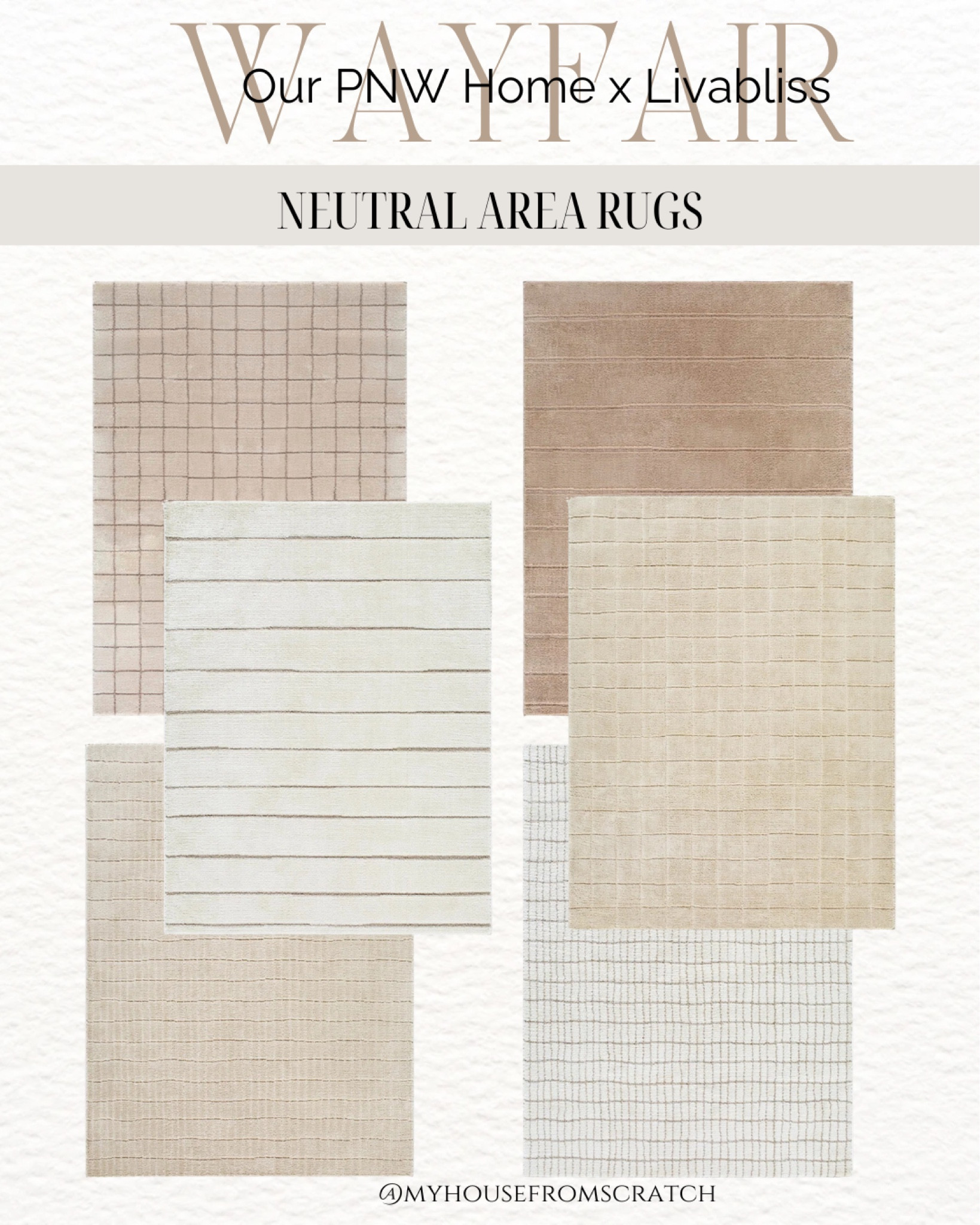Wayfair rugs, neutral rugs 

#LTKHome #LTKStyleTip