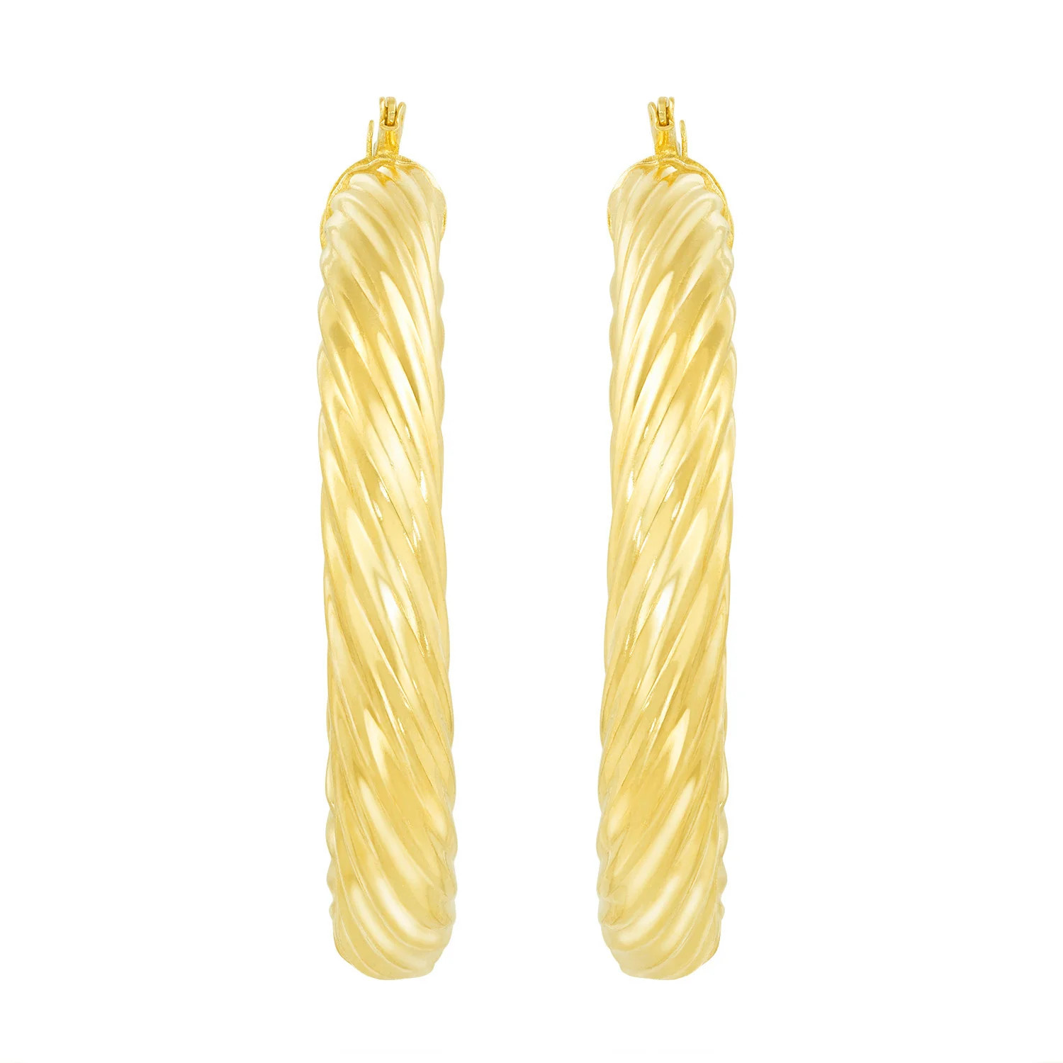 Golden Rope Hoops | Ragen Jewels