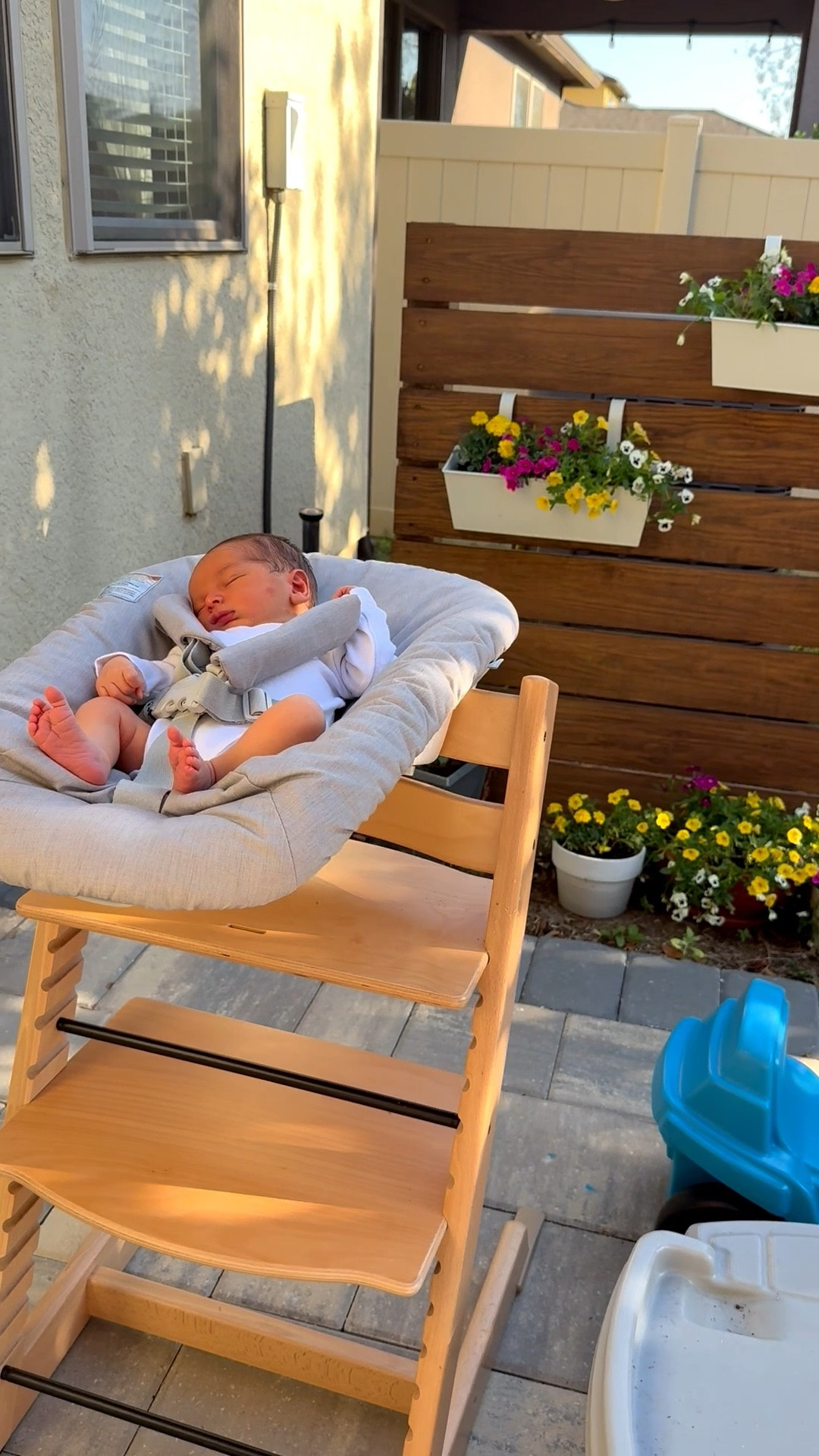 High chair with newborn set up helps around the house so much! 

#LTKmomlife #LTKKids #LTKBaby