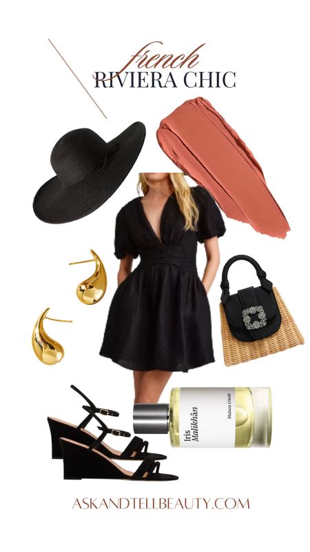 FRENCH RIVIERA CHIC // 

LIPSTICK Shade: Hypnotic 

Summer dress, Parisian style, French girl style, black dress, old money style, paris dress, summer style

#LTKxAnthro #LTKSeasonal #LTKstyletip