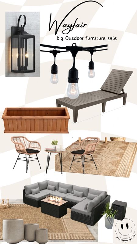 Wayfair outdoor furniture sale! All this is up to 50% off 🤩

#LTKsalealert #LTKhome #LTKSeasonal