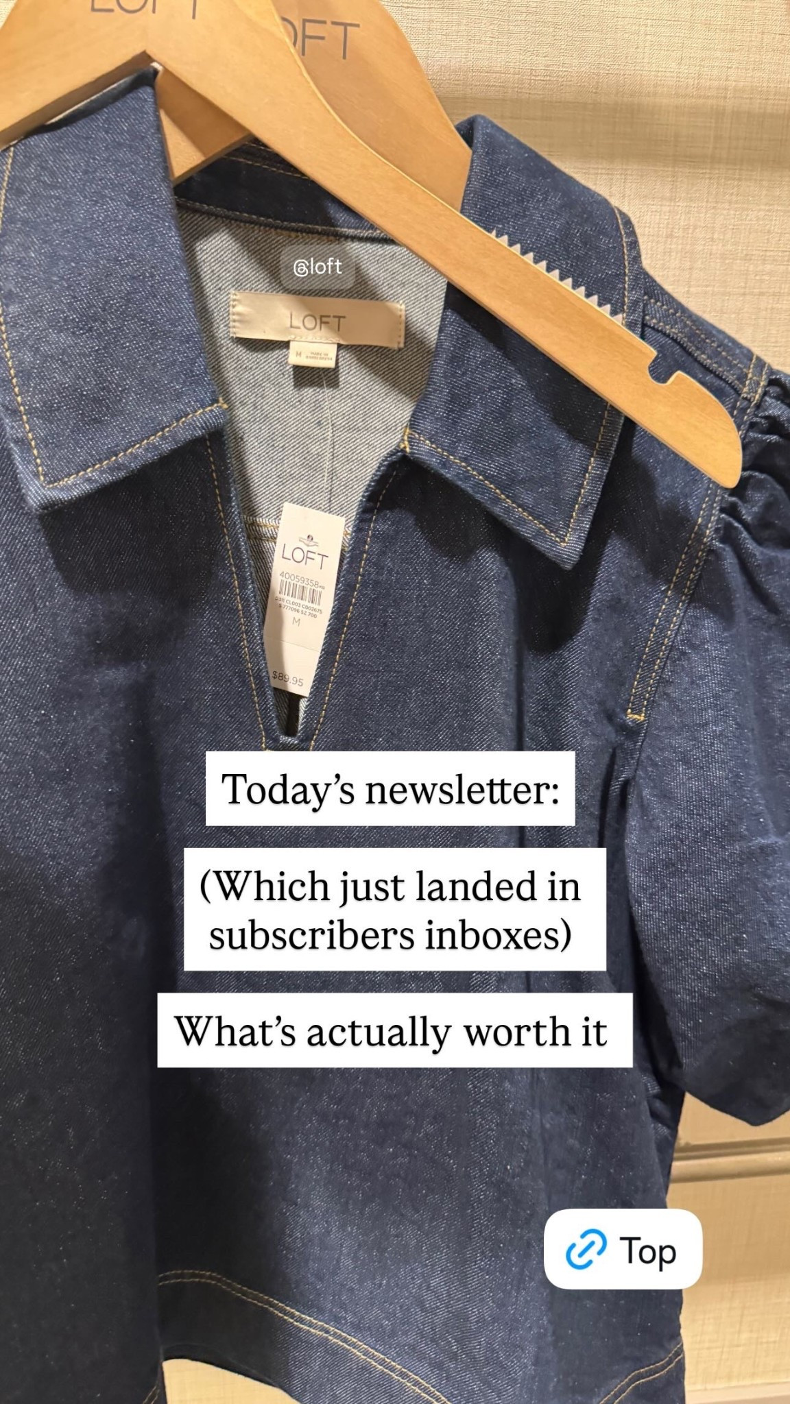 Today’s newsletter:

(Which just landed in subscribers inboxes)
 What’s actually worth it