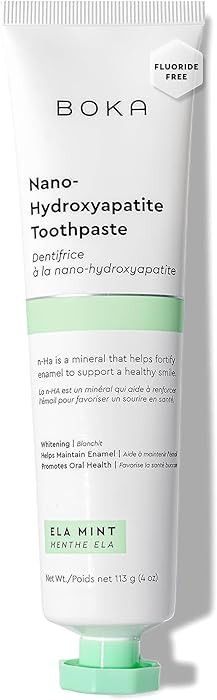 Boka Fluoride Free Toothpaste, Nano Hydroxyapatite Toothpaste, Appropriate for Sensitive Teeth - ... | Amazon (US)