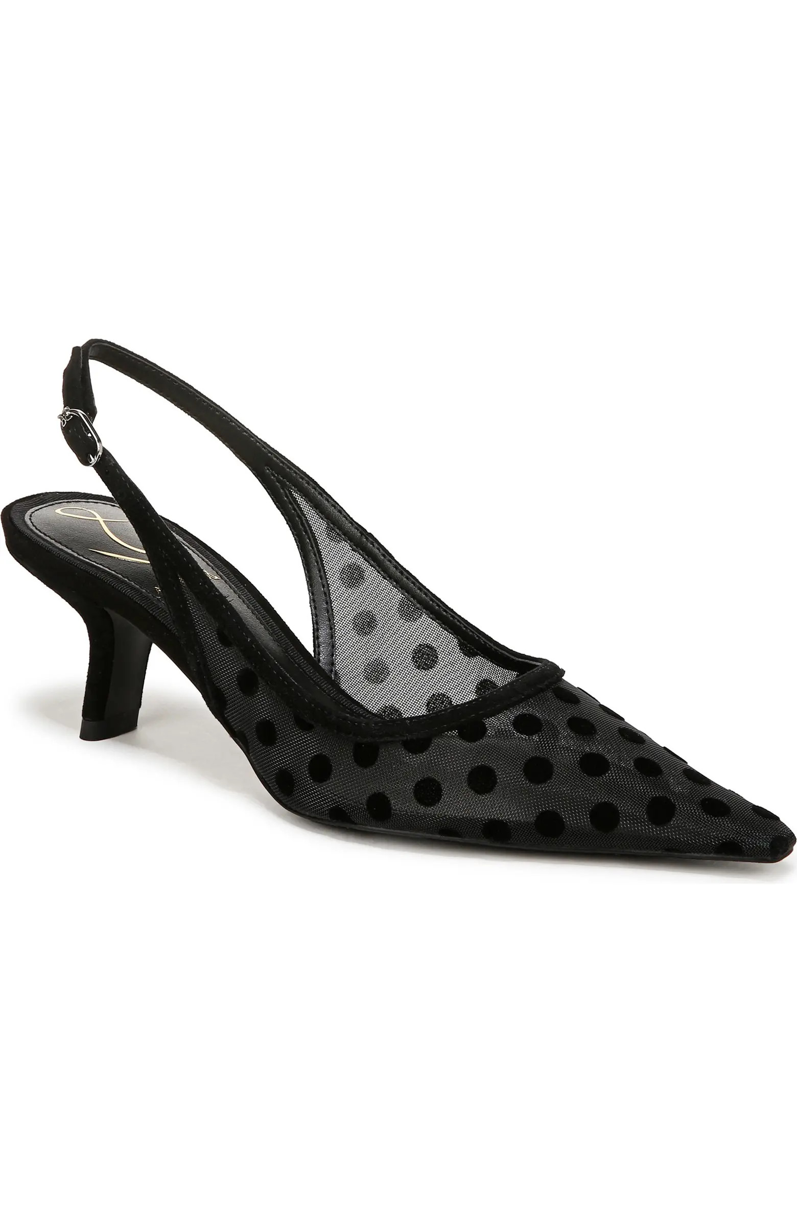 Bianka Slingback Mesh Pointed Toe Pump (Women) | Nordstrom
